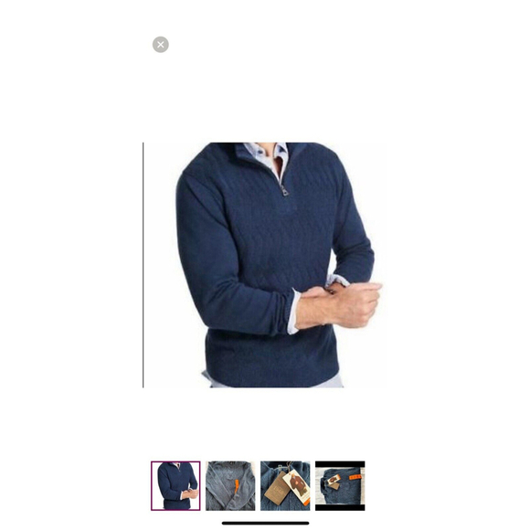 Weatherproof Vintage Men's Crew Pullover Sweater Size XL Color Dark Blue Outdoor - Picture 3 of 11